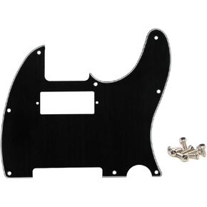 Aged White 8 Hole Tele Mini Humbucker Pickguard with Screws Fit USA/Mexican Fender Telecaster Humbucker Pickguard Replacement
