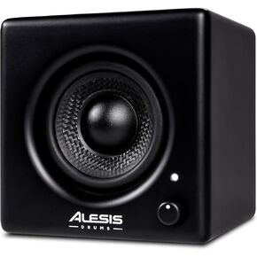 Alesis Nitro Amp 70W 3" Compact Electric Drum Monitor Speaker for Practice and Lessons, Rack-Mountable with Clamps Included