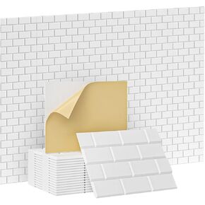 Soundproof Wall Panels, Kuchoow Sound Proof Panels for Walls,Self-Adhesive 18 Pack Brick Acoustic Wall Panels Sound Absorbing Sound Panels for Walls Décor,Home, Office 16"X12"X0.4"