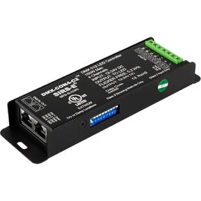 SIRS-E DMX-CON4-C2 LED Decoder 4 Channel RGBW Controller, 12-24V DC, 100W, UL Listed Class 2