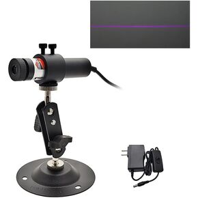 405nm Violet Blue Purple Light Source Line Generator Projector Module for Halloween Swamp with Adapter Mount Focusable 5V