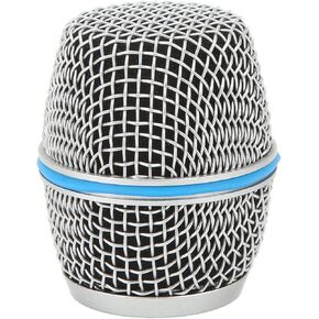 Microphone Grille Ball Head, Grille Mic Replacement Ball Head Steel Mesh Microphone Grille Head for Beta87A Microphone