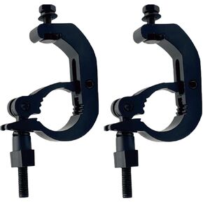 2 PackHeavy Duty Truss Clamp, 330 lb Aluminum Alloy DJ Light Clamps, Fits 1.57-2.05 Inch Truss for Stage Lighting Projector Par Lights(330LB Super Truss Clamp)