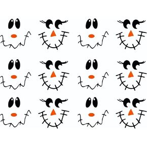9 Sheets Halloween Window Stickers, Halloween Window Clings Decals for Halloween Party Decoration Glass Window Indoor and Outdoor Home Decor