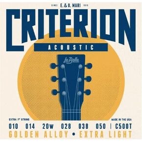 La Bella C500S Criterion Golden Alloy – Light Acoustic Guitar String in Kuwait
