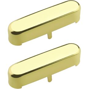 ECSiNG 2PCS Guitar Neck Pickup Cover Compatible with TL Tele Telecaster Style Electric Guitar Replacement Accessories Metal Silver