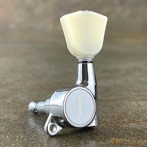 Gotoh Large Schaller-style Knob Tuners Chrome (3 Per Side)