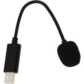USB Microphone Computer Recording Flexible Gooseneck Condenser Mic Mute Button Compatible Windows Ideal Podcast Gaming Streaming