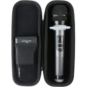 khanka Hard Carrying Case Replacement for Fifine K025 Wireless Microphone, Case Only