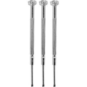 3Pcs Wind Instrument Screwdriver Repair Maintenance Tool Set Kit Silver for Saxophone Clarinet Oboe Flute Piccolo