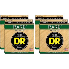DR Strings RPMH-13 Rare Acoustic PB 13-56 حزمة من 4 قطع in Kuwait