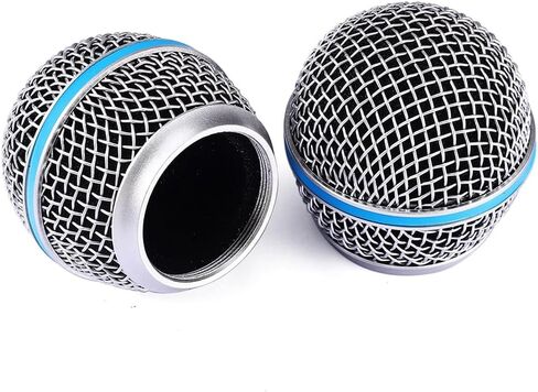 4PCS Black Microphone Ball Head Mesh Grill, Mic Grille Replacement Compatible with SM58 SM58S SM58LC BETA58 BETA58A BETA87A (Fit for Beta58A) in Saudi Arabia