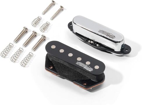 Wilkinson M Series WOVTa Alnico 5 Single Coil Telecaster Pickups,Neck Bridge Pickups Set for Tele Style Electric Guitar Parts (WOVTa) in Kuwait