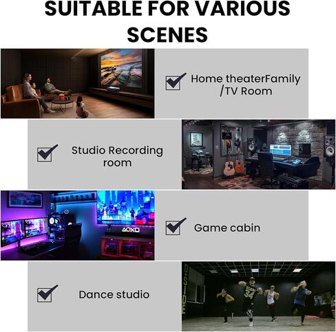 2 Pcs Studio Sound Dampening Blanket 72" x 78", Large Soundproof Blanket with Metal Grommets, Sound Absorbing Blanket for Music Studio-Noise Reduction-Light Blocker, Insulated Blanket,Sound Reducing in Saudi Arabia
