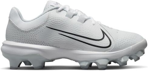 حذاء Nike للسيدات Hyperdiamond 4 Pro Moulded Softball SZ 8.5 أسود | أبيض | رمادي in Kuwait
