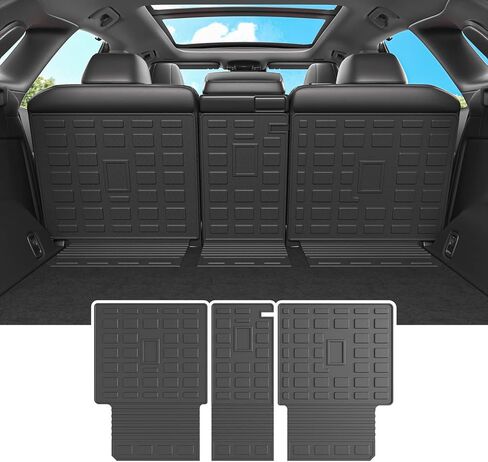 powoq TPE Backrest Mat, Compatible with 2023 2024 Lexus RX350 RX350H RX500H, Inner, Vehicle Specific Fit, 25.59x18.5x0.79 inches, Seat Back Protection in Saudi Arabia