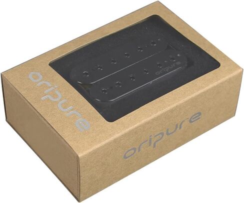 OriPure High Output Alnico 5 Humbucker Pickups Electric Guitar Bridge Pickup 16-17K, Black in Saudi Arabia