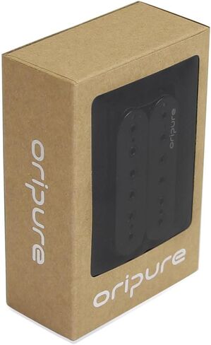 OriPure High Output Alnico 5 Humbucker Pickups Electric Guitar Bridge Pickup 16-17K, Black in Saudi Arabia