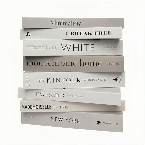 Ediactcyl 8 Pcs Decorative Books for décor: Faux Books for Decoration, Fake Book Stacks Display for Room Decor in Kuwait