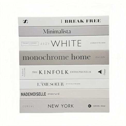 Ediactcyl 8 Pcs Decorative Books for décor: Faux Books for Decoration, Fake Book Stacks Display for Room Decor in Kuwait