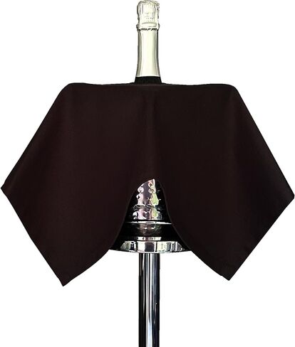Original Collection, Bottle Cloth for Wine Chillers or Ice Buckets, Cotton, 54 cm, Center Hole, Stitched Circle (White, Pack of 1) in Saudi Arabia