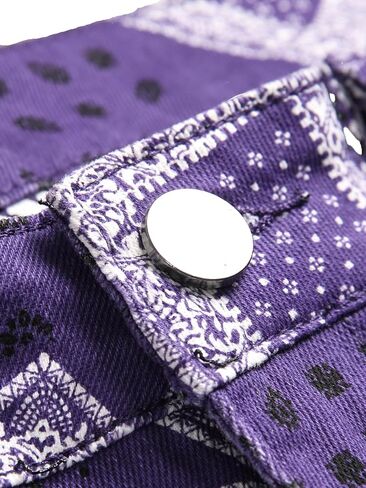 بنطال جينز رجالي ضيق بقصة ضيقة للرجال، سروال جينز ممزق أنيق بقصة مستقيمة للرجال in Kuwait