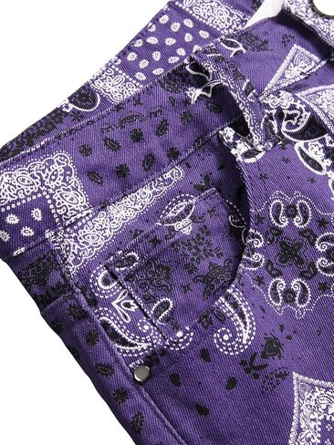 بنطال جينز رجالي ضيق بقصة ضيقة للرجال، سروال جينز ممزق أنيق بقصة مستقيمة للرجال in Kuwait