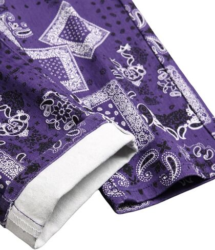 بنطال جينز رجالي ضيق بقصة ضيقة للرجال، سروال جينز ممزق أنيق بقصة مستقيمة للرجال in Kuwait