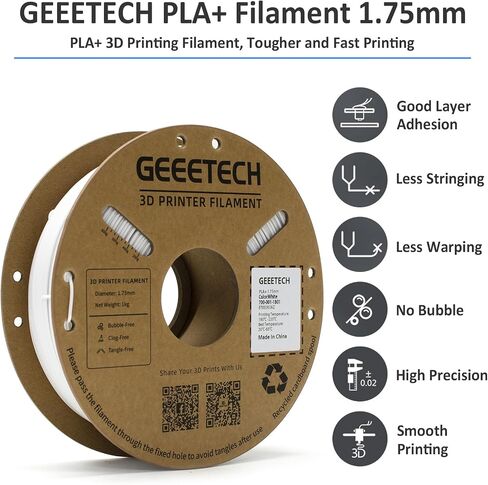 Geeetech Matte PLA Filament Dark Grey, 3D Printer Consumables, 1kg Spool (2.2lbs), Dimensional Accuracy +/- 0.03 mm, Fit for Most FDM Printer in Saudi Arabia