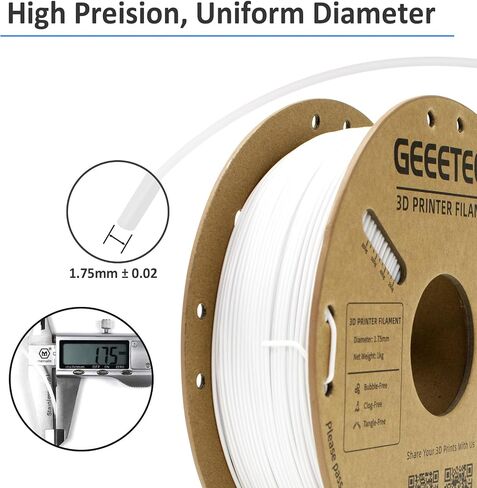 Geeetech Matte PLA Filament Dark Grey, 3D Printer Consumables, 1kg Spool (2.2lbs), Dimensional Accuracy +/- 0.03 mm, Fit for Most FDM Printer in Saudi Arabia