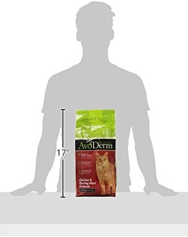 AvoDerm Chicken & Herring Meal Adult Dry Cat Food, 11lb bag in Kuwait