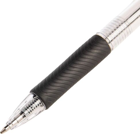 Simply Genius Ballpoint Pens in Bulk - 200 Pack Retractable Comfort Grip & Smooth Writing Medium Point Office Pens for Schools, Notebooks & Journal Writing (Black Ink) in Kuwait