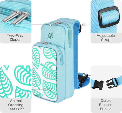 TNP Switch Bag, Travel Bag Compatible with Nintendo Switch & Switch Lite - Shoulder Bag Travel Case Portable Carrying Backpack Games Accessories Console & Dock Charger, Retro NES - Gray in Saudi Arabia