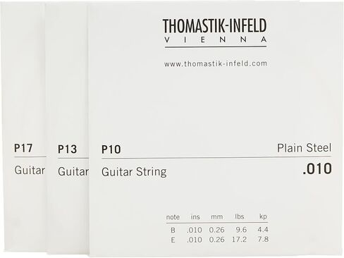 Thomastik-Infeld PB109 Power-Brights 6 String Magnecore Round Wound Set E, B, G, D, A, E, Natural in Kuwait