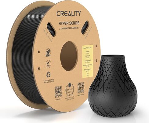 خيوط Creality الرسمية Hyper PETG 1.75 مم، عالية السرعة PETG 30-600 مم/ثانية خيوط طابعة ثلاثية الأبعاد PETG، دقة الأبعاد ± 0.03 مم، تناسب معظم الطابعات ثلاثية الأبعاد، 1 كجم (2.2 رطل) بكرة شفافة in Saudi Arabia
