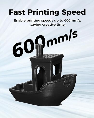 خيوط Creality الرسمية Hyper PETG 1.75 مم، عالية السرعة PETG 30-600 مم/ثانية خيوط طابعة ثلاثية الأبعاد PETG، دقة الأبعاد ± 0.03 مم، تناسب معظم الطابعات ثلاثية الأبعاد، 1 كجم (2.2 رطل) بكرة شفافة in Saudi Arabia