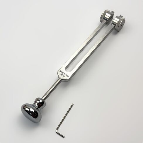93.96Hz Schumann Tuning Fork with Weighted Boot - Sound Healing and Biofield Harmonization - Sound Therapy Tools, Sound Healing Instruments - Silver in Saudi Arabia