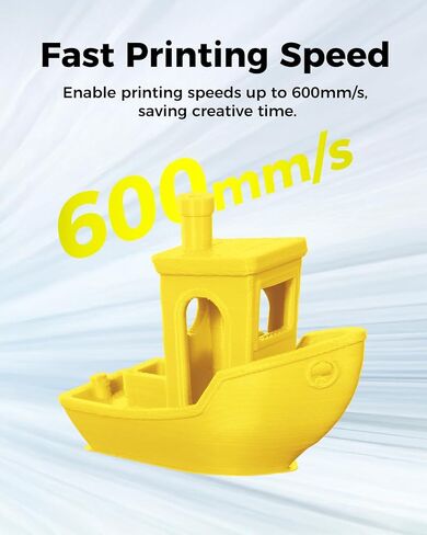 خيوط Creality الرسمية Hyper PETG 1.75 مم، عالية السرعة PETG 30-600 مم/ثانية خيوط طابعة ثلاثية الأبعاد PETG، دقة الأبعاد ± 0.03 مم، تناسب معظم الطابعات ثلاثية الأبعاد، 1 كجم (2.2 رطل) بكرة شفافة in Saudi Arabia
