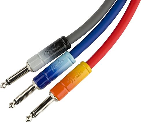 Fender Ombre Instrument Cable, Straight/Straight, Silver Smoke, 10ft in Kuwait
