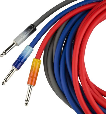 Fender Ombre Instrument Cable, Straight/Straight, Silver Smoke, 10ft in Kuwait