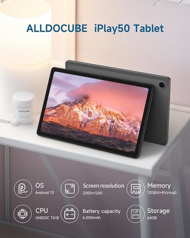 كمبيوتر لوحي ALLDOCUBE X Game، Android 11، 10.5 بوصة، وحدة معالجة مركزية Helio P90، ذاكرة وصول عشوائي 8 جيجابايت/ذاكرة وصول عشوائي 128 جيجابايت، شاشة IPS عالية الدقة، نوع C، بطارية 7500 مللي أمبير في الساعة، 2.4+5G WIFI، Bluetooth5.0، دعم الألعاب، المكتب، in Saudi Arabia