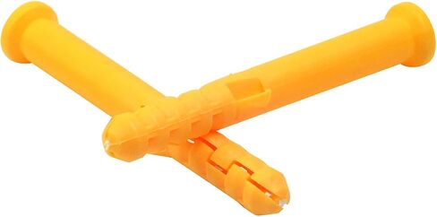 Xiayztan 100 قطعة PP دريوال المراسي البلاستيك توسيع الترباس أنبوب لمشاريع تركيب الجدار M8x40mm مرساة لبرغي M5-M6 in Saudi Arabia