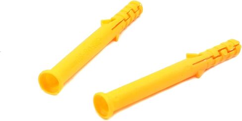 Xiayztan 100 قطعة PP دريوال المراسي البلاستيك توسيع الترباس أنبوب لمشاريع تركيب الجدار M8x40mm مرساة لبرغي M5-M6 in Saudi Arabia