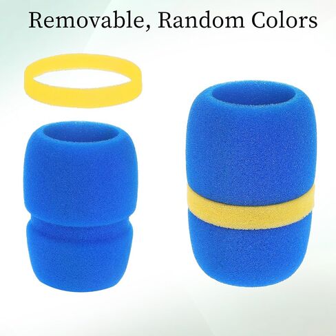 10 Pack Colorful Foam Mic Cover Handheld Microphone Windscreen for Mic Noise Reduction, Sponge Foam Cover in Saudi Arabia