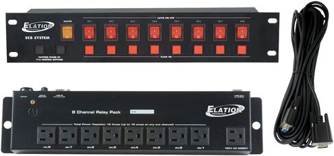 نظام التحكم الأساسي DJ الأمريكي للتحكم في التشغيل والإيقاف بالإضافة إلى الفلاش اللحظي. يأتي مع حزمة التتابع والكابل وجهاز التحكم. in Kuwait