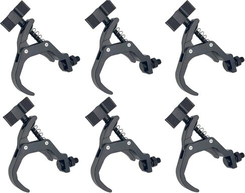 2 PackHeavy Duty Truss Clamp, 330 lb Aluminum Alloy DJ Light Clamps, Fits 1.57-2.05 Inch Truss for Stage Lighting Projector Par Lights(330LB Super Truss Clamp) in Kuwait