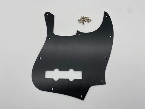 FenD JB Bass Guitar Pickguard Scratch Plate Pick Guard 4 String Bass Parts, Plate Fits for American/Mexican 4 Colors Available (gold) in Saudi Arabia