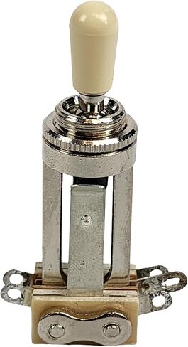 Switchcraft 3-Way Toggle Switch w/Genuine Tip, Long Frame for Gibson Les Paul Electric Guitar (Cream Tip) in Saudi Arabia