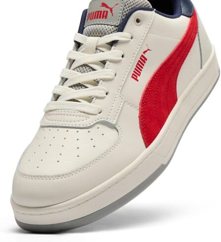 حذاء رياضي رجالي من PUMA Caven 2.0، White-Gold-Gum، 11.5 in Saudi Arabia
