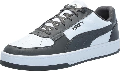 حذاء رياضي رجالي من PUMA Caven 2.0، White-Gold-Gum، 11.5 in Saudi Arabia